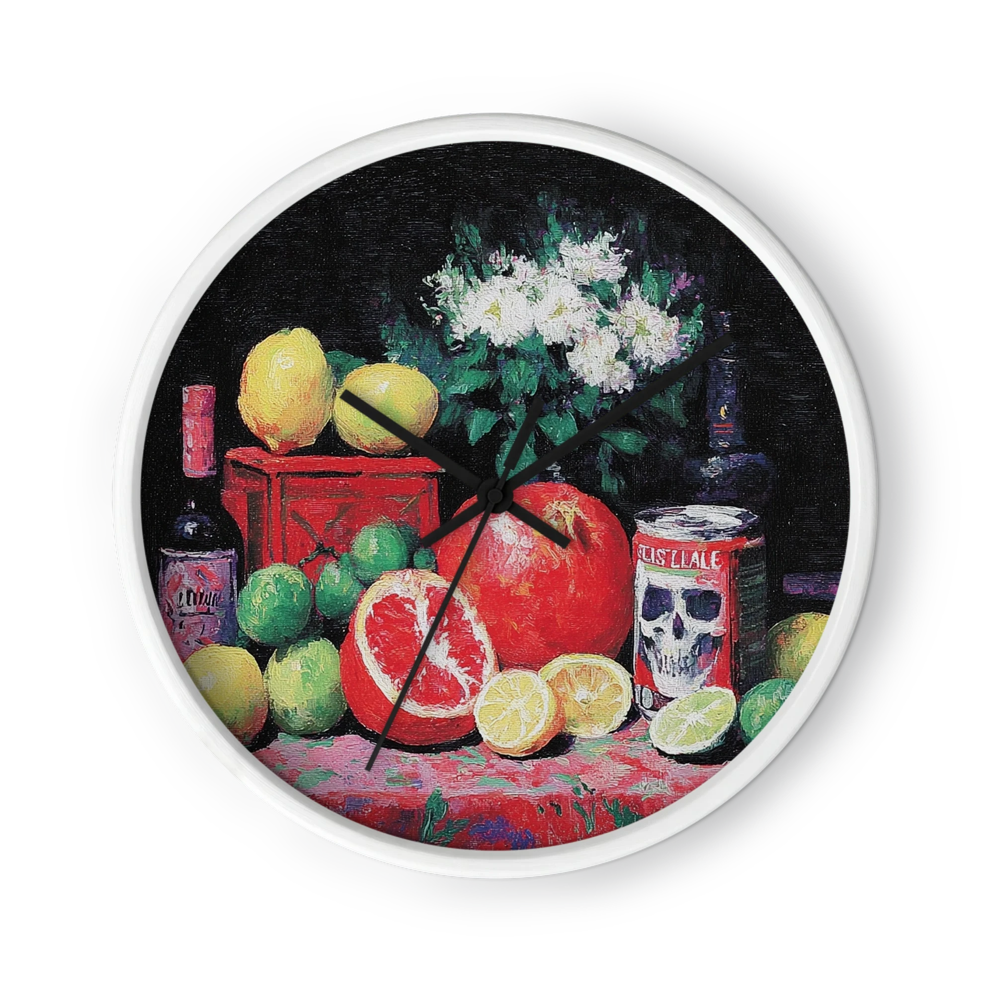 Still Life with Citrus and Skull
