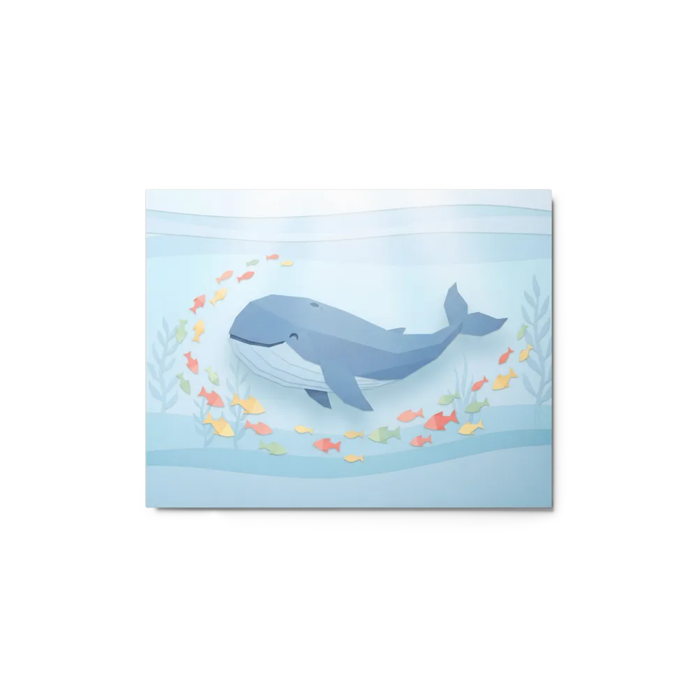 Gentle Giant of the Ocean 
 Metal Print | 11″x 14″