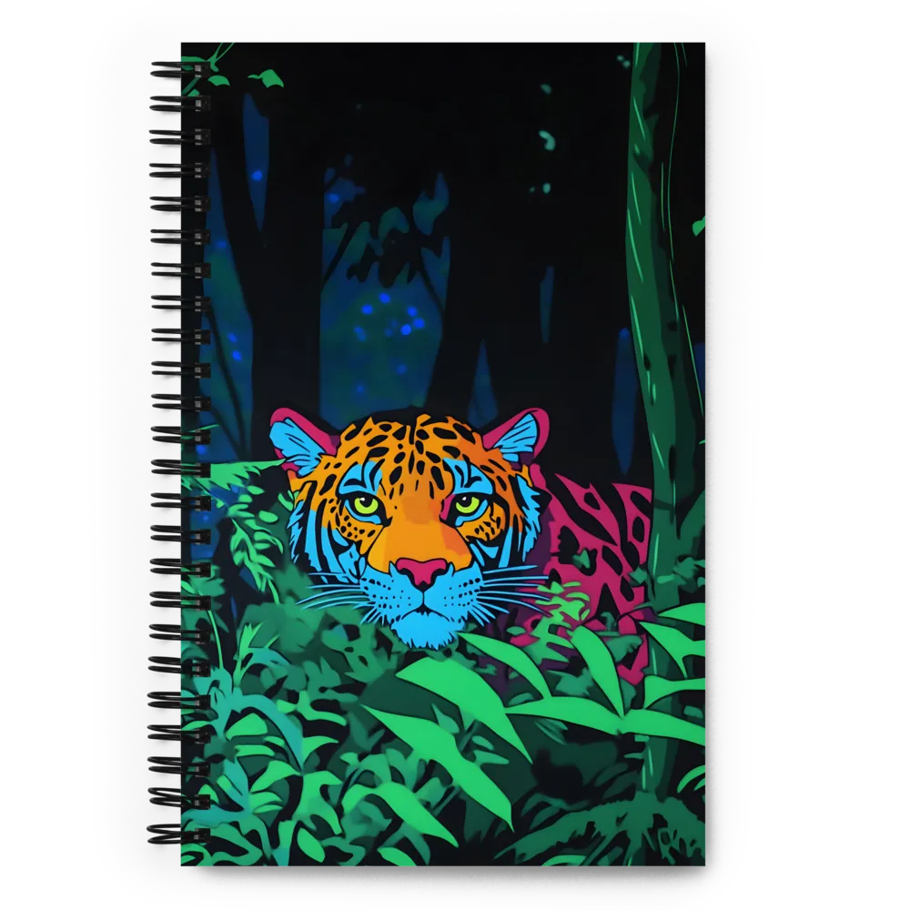 Vibrant Jungle Jaguar 
 Spiral Notebook | 140 pages
