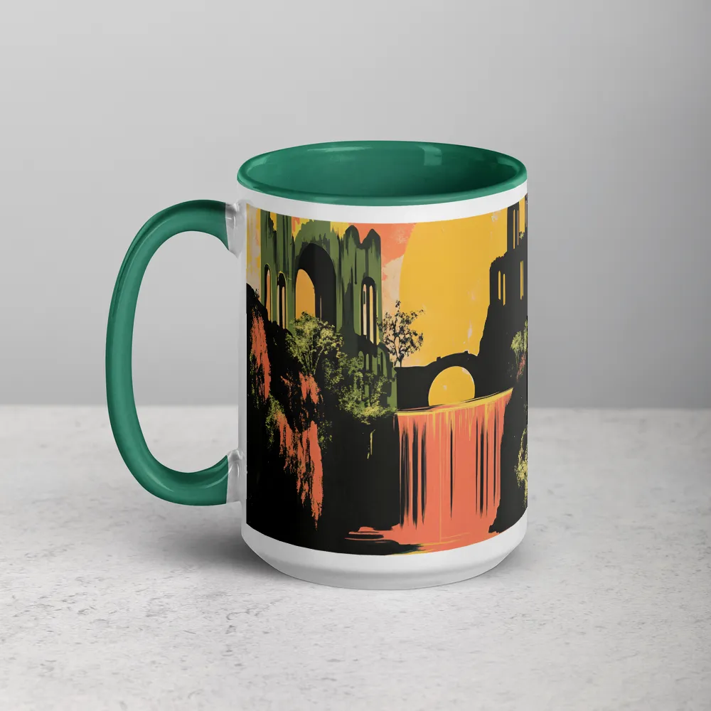 Echoes of the Citadel 
 Mug with Blue inside