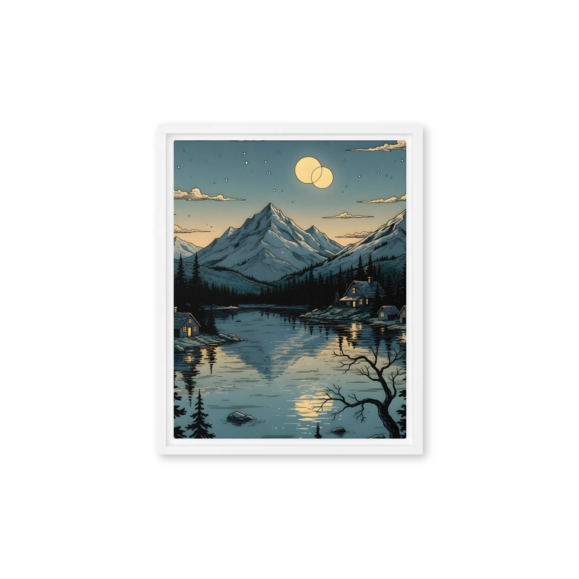 Zwillingsmond-See