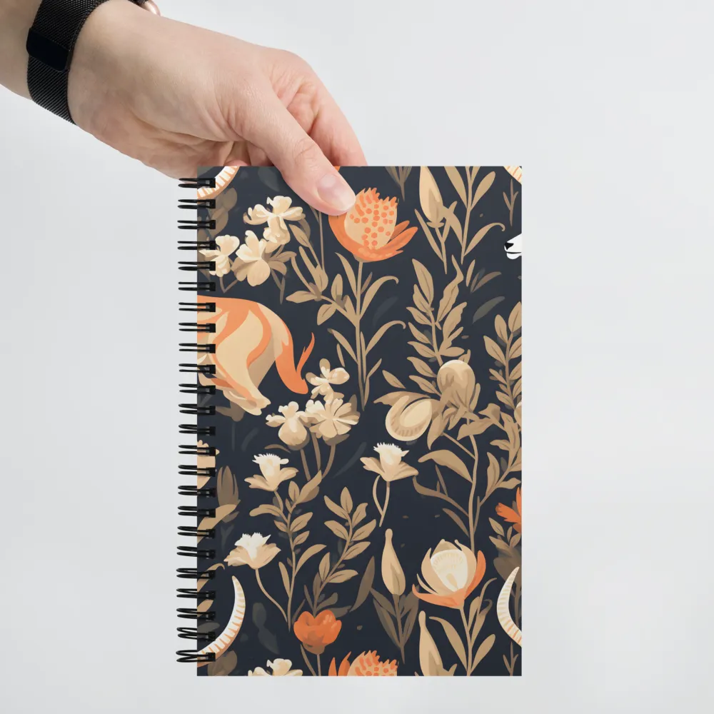 Floral Harmony: A Dance in the Dark