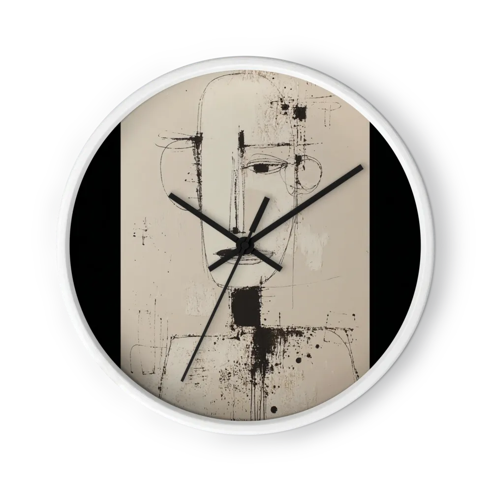 Minimalist Ink Portrait | Wall Clock