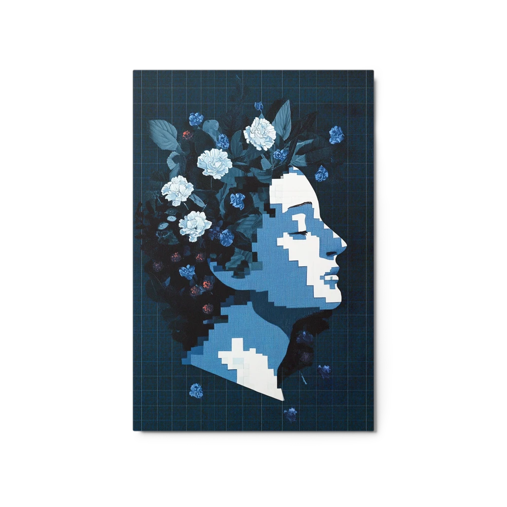Digital Bloom Portrait | Art Print