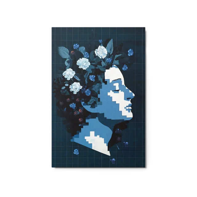 Digital Bloom Portrait | Art Print
