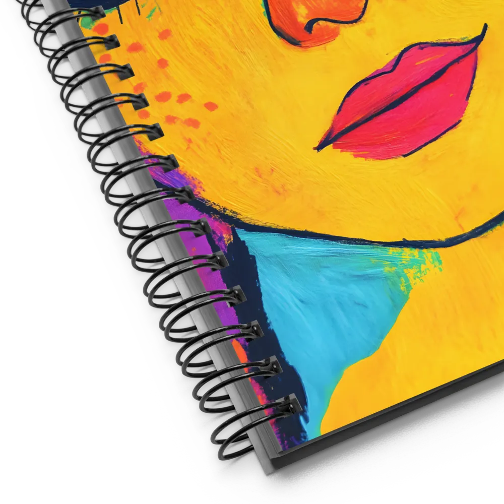 Stylized Pop Art Portrait 
 Spiral Notebook | 140 pages