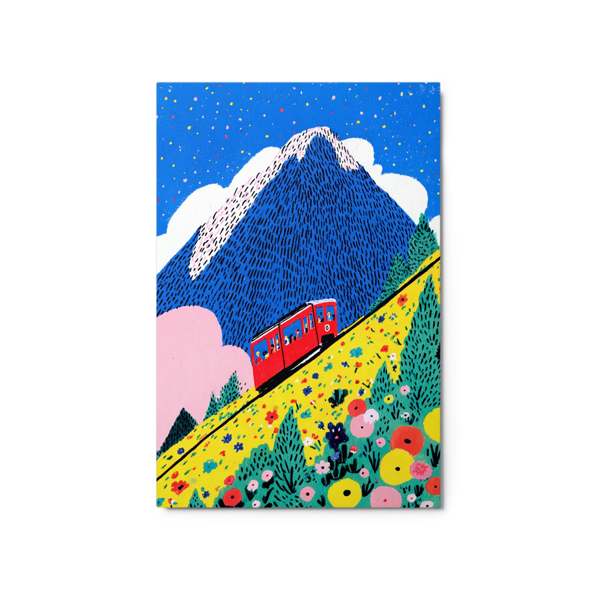 Alpine Red Train