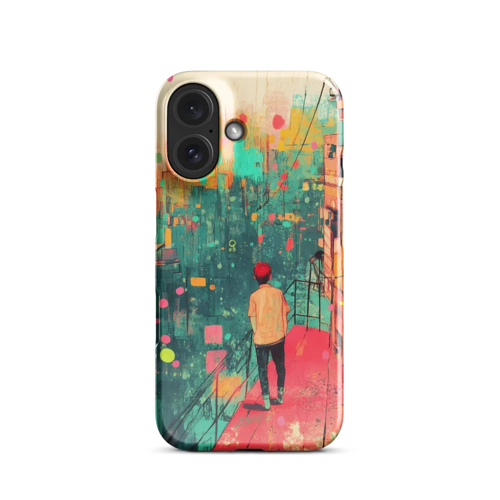 Gaze Over a Vibrant City 
 iPhone 15 Pro Max | Snap Case