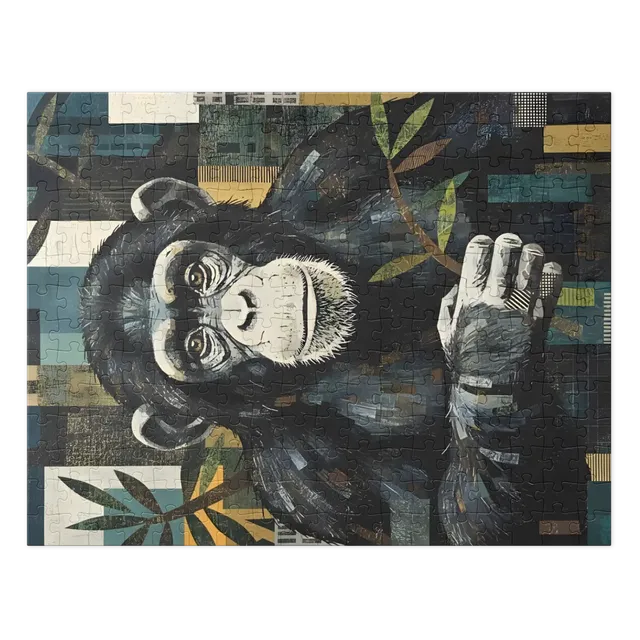 Contemplative Chimpanzee | Jigsaw Puzzles