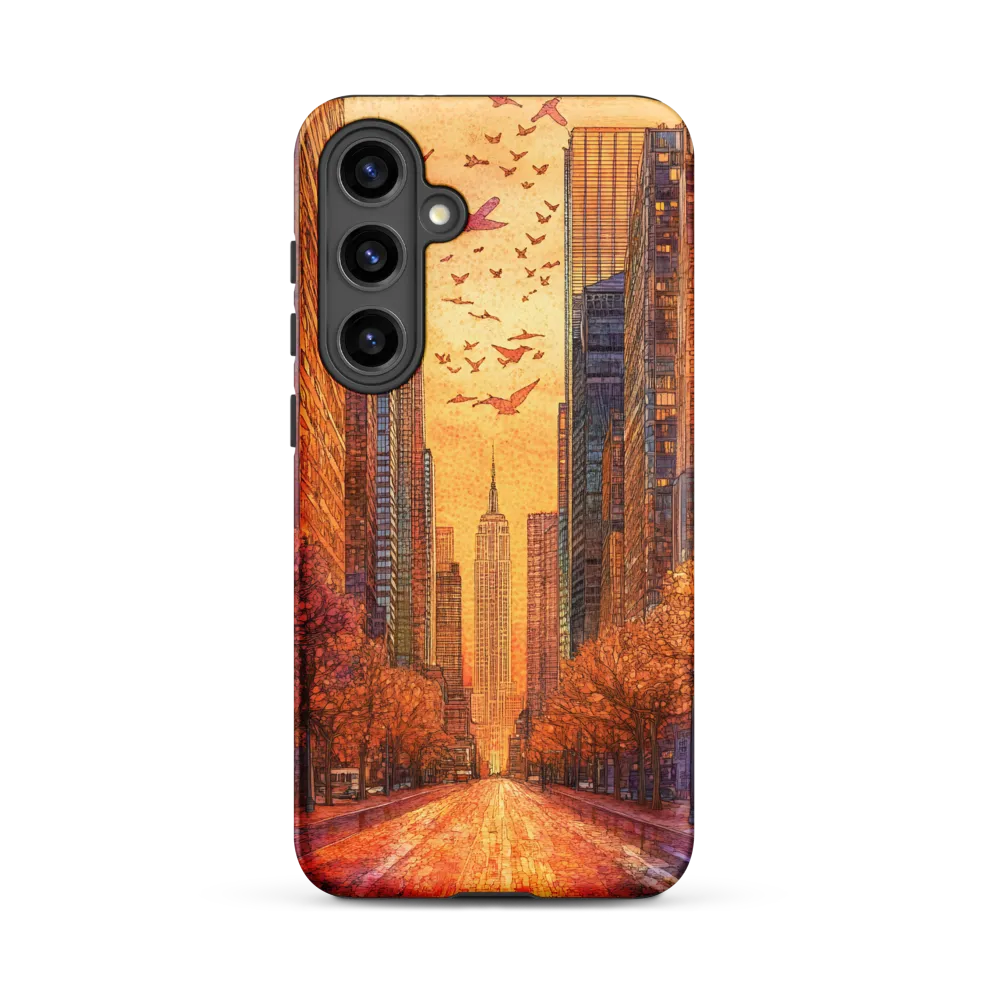 Golden Empire Skyline | Phone Case