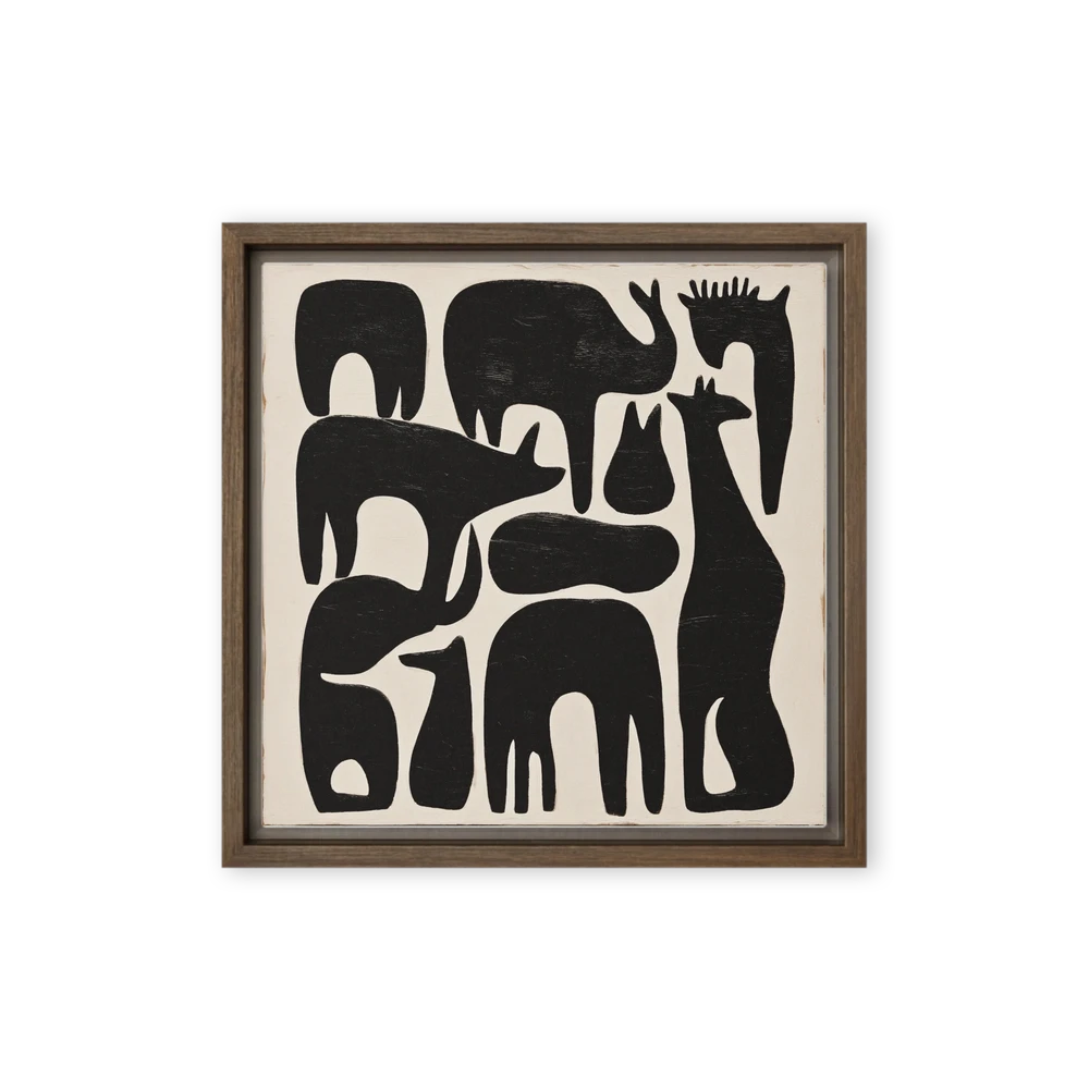 Minimalist Animal Forms | Art Print