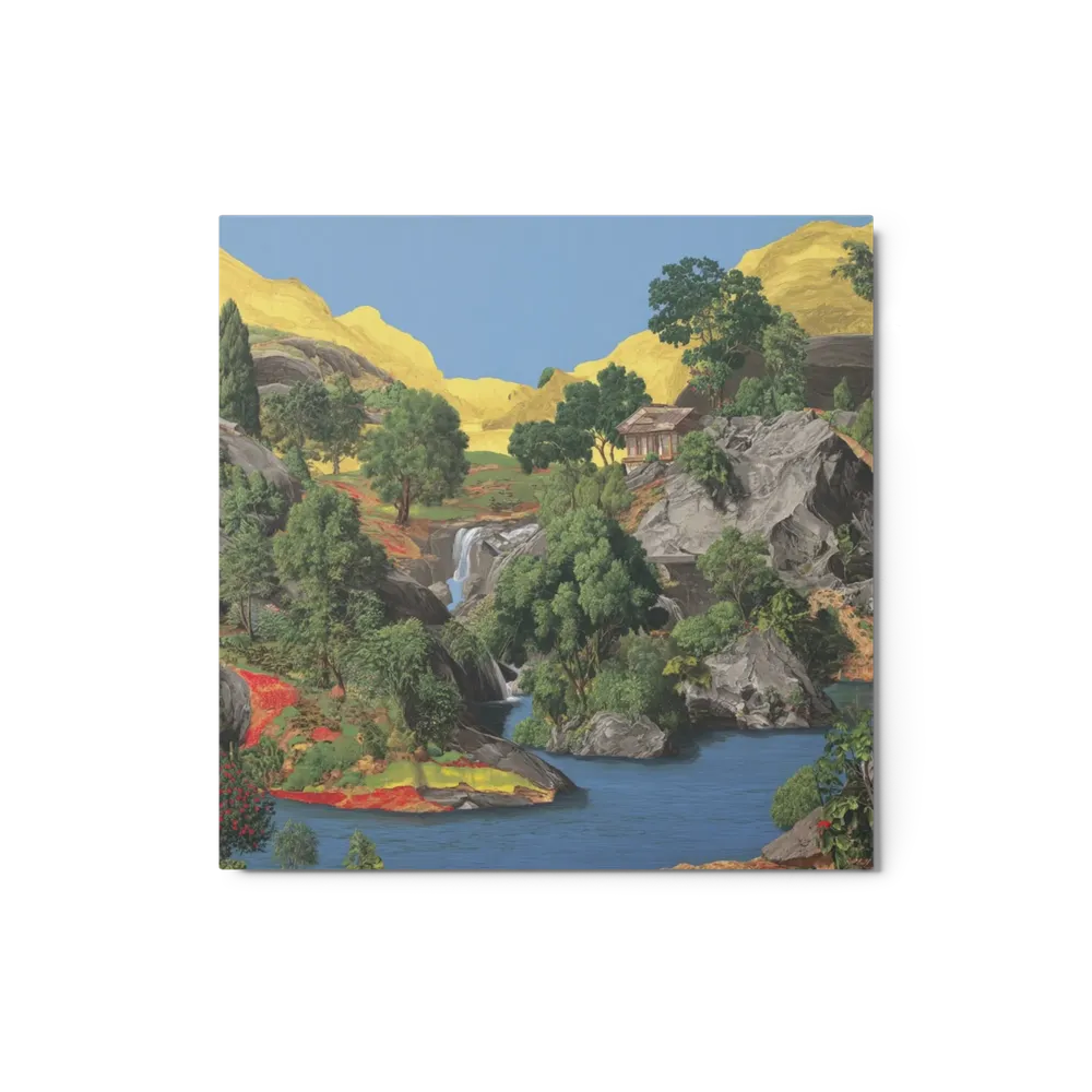 Valley of Golden Peaks | Art Print