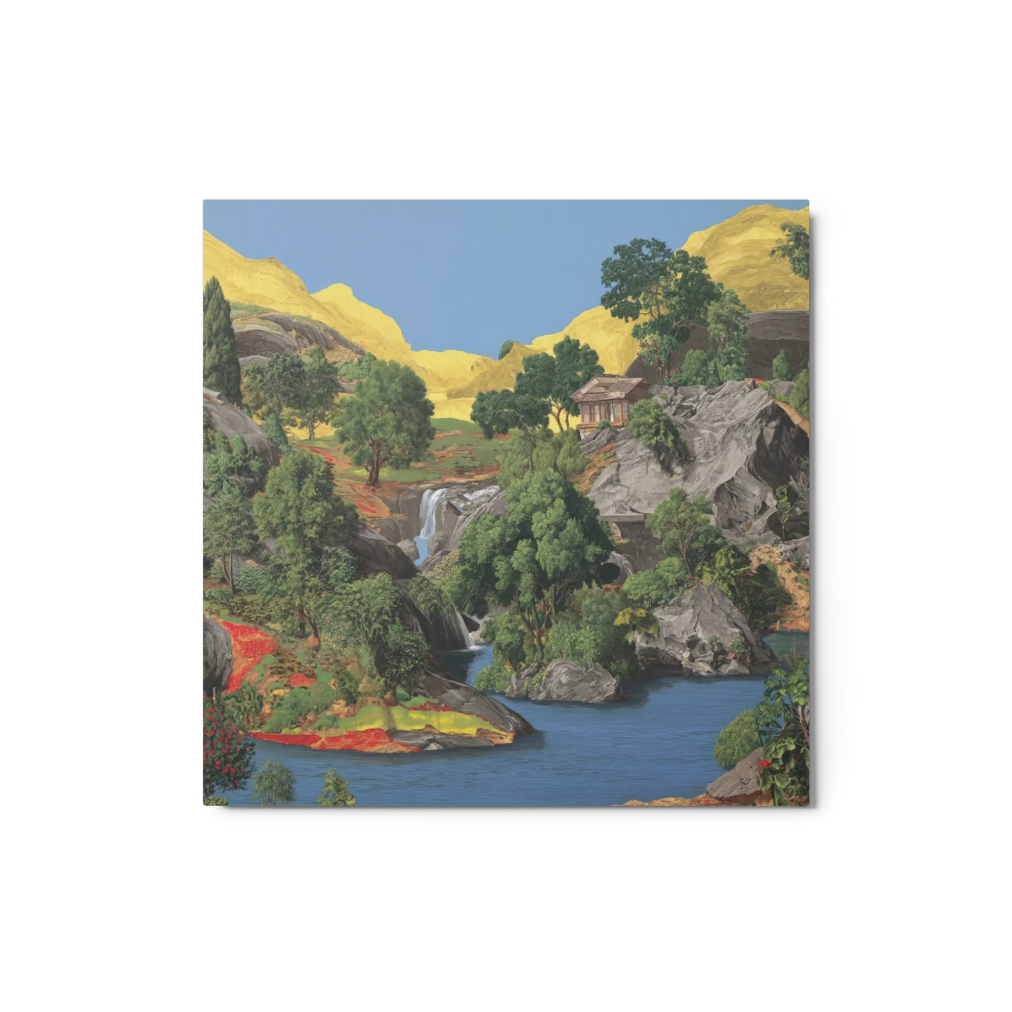 Golden Peaks Waterfall