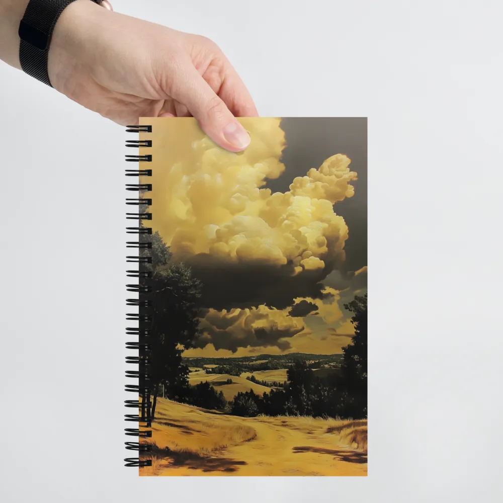 Golden Hour Storm 
 Spiral Notebook | 140 pages