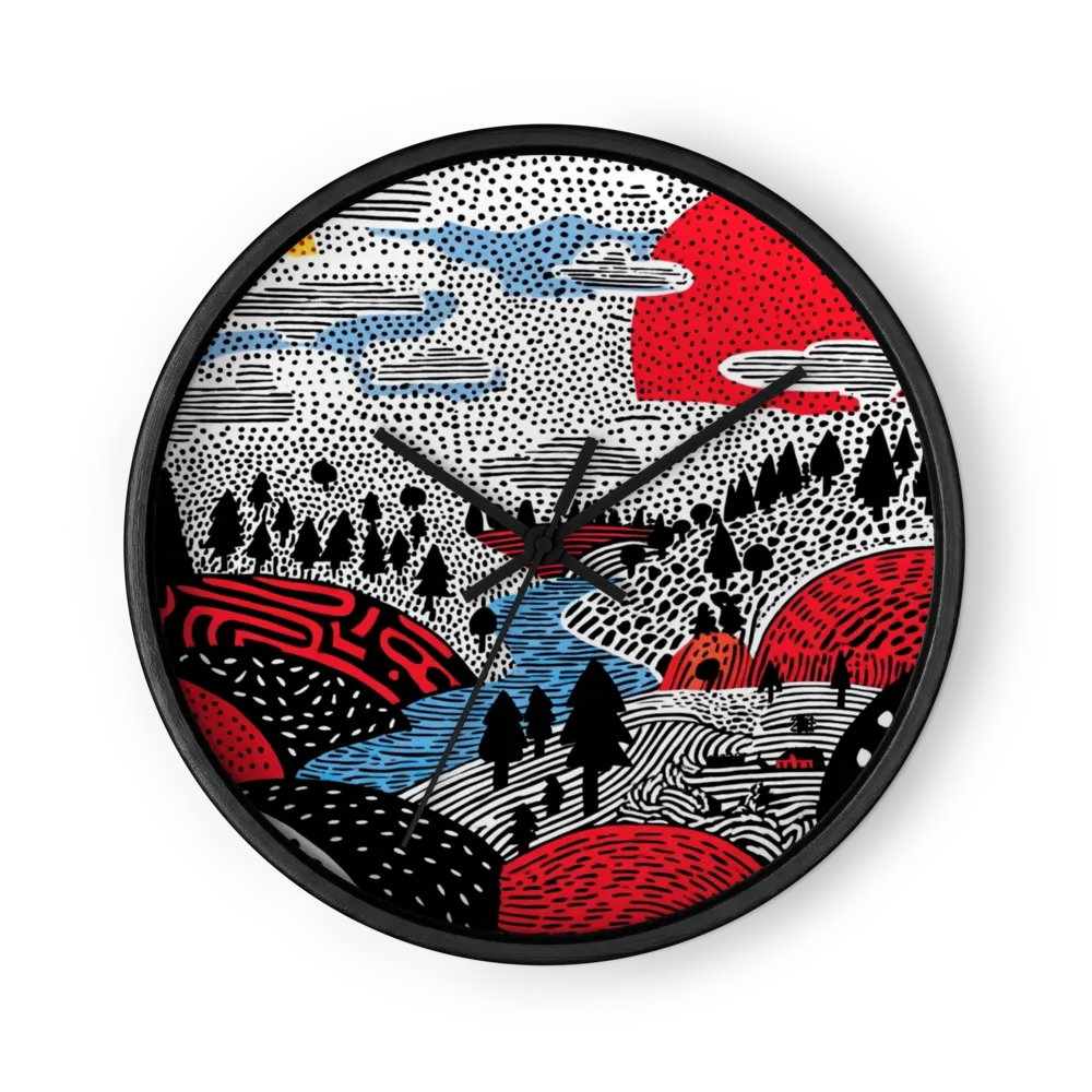 Dotted Horizon | Wall Clock