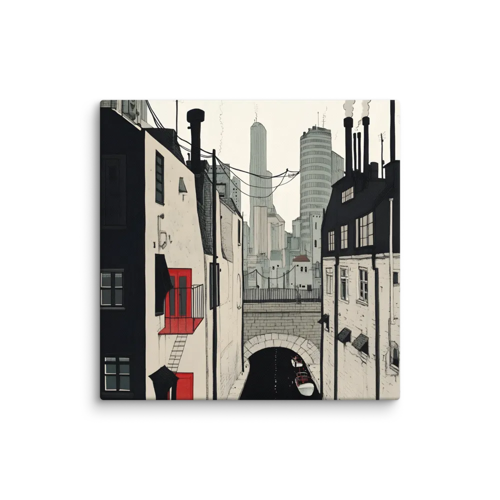 Red Door Alley 
 Canvas | 32″x 48″