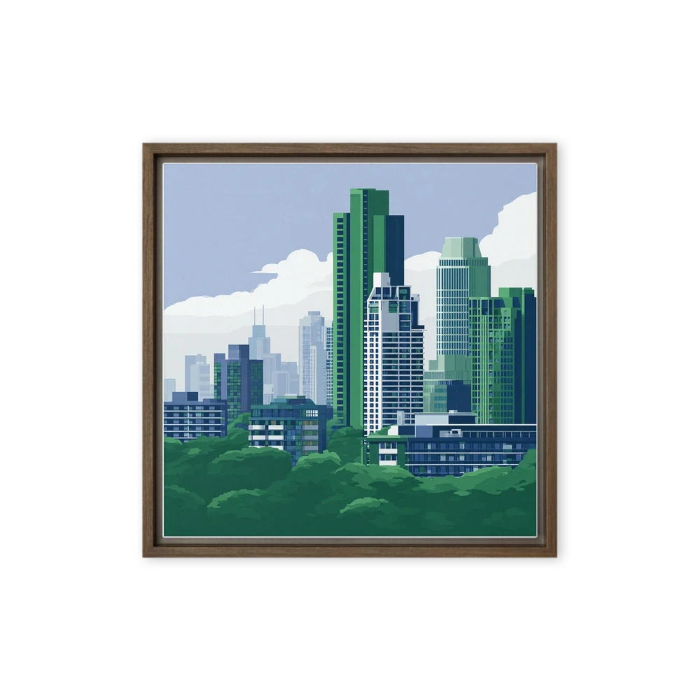 Urban Canopy Skyline | Art Print