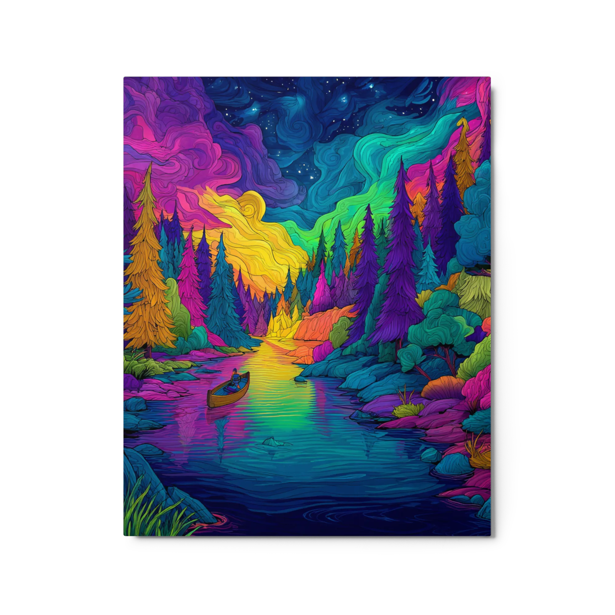 Neon River Journey
