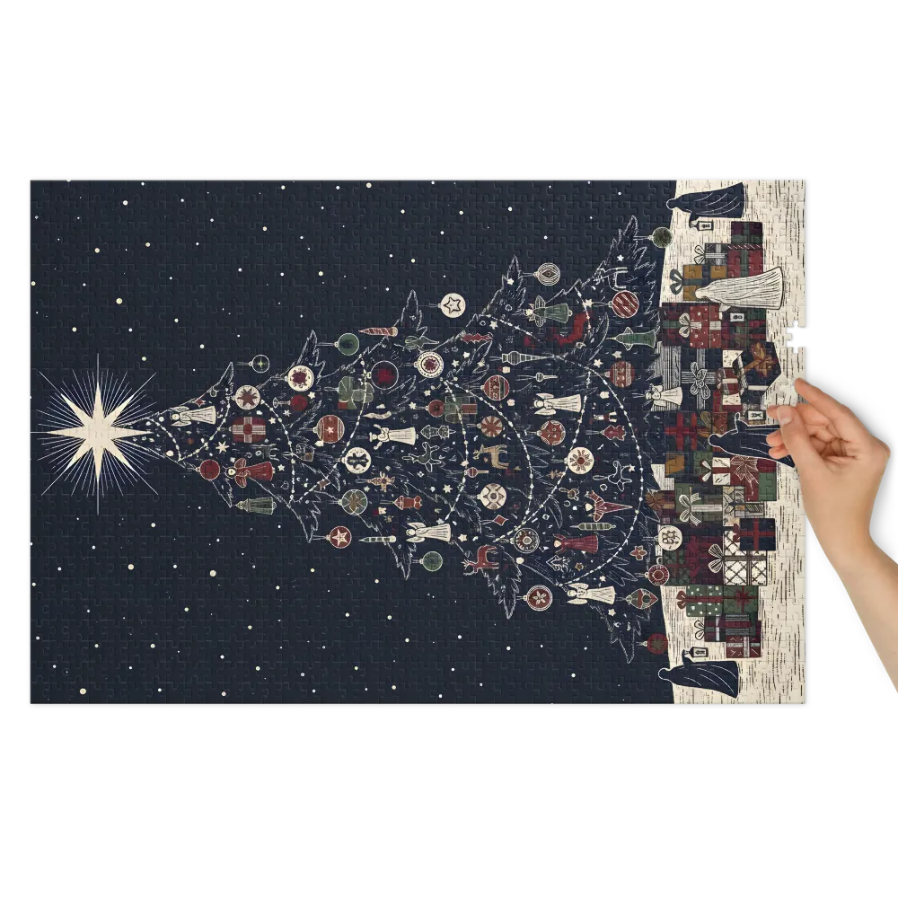 Starry Christmas Tree | Jigsaw Puzzles