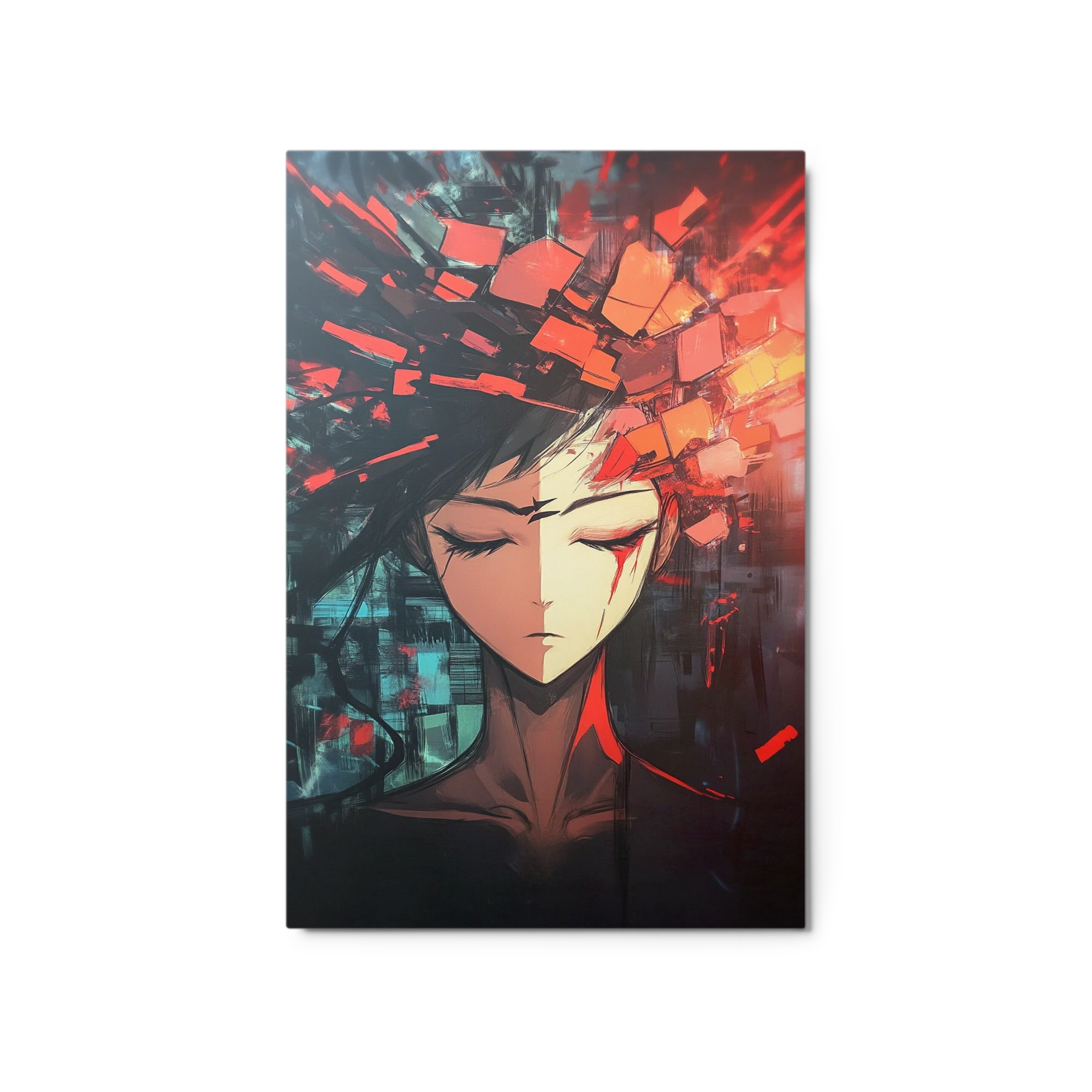 Abstract Portrait of a Fragmented Female Character