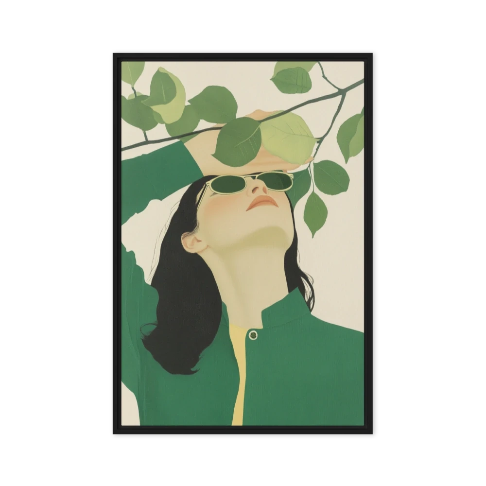 Upward Gaze in Green