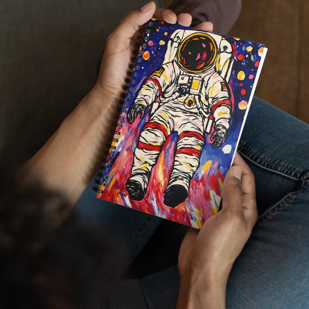 Cosmic Pop Astronaut 
 Spiral Notebook | 140 pages