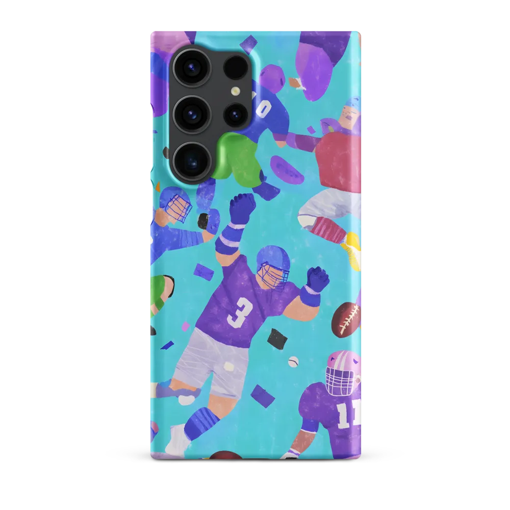 Dynamic Football Players Illustration | Phone Case