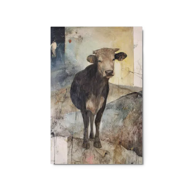 The Solitary Calf | Art Print