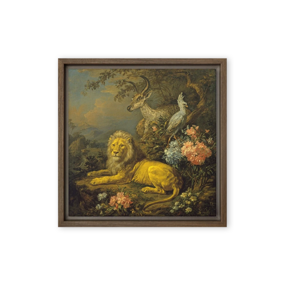 The Lion and Exotic Wildlife | Art Print
