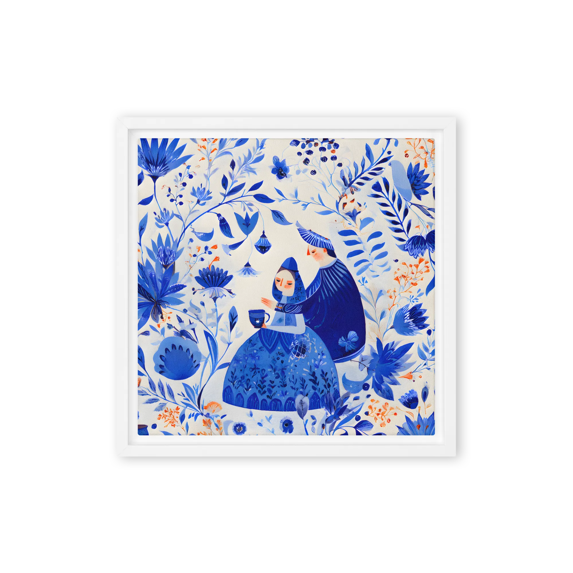 Blaue Umarmung