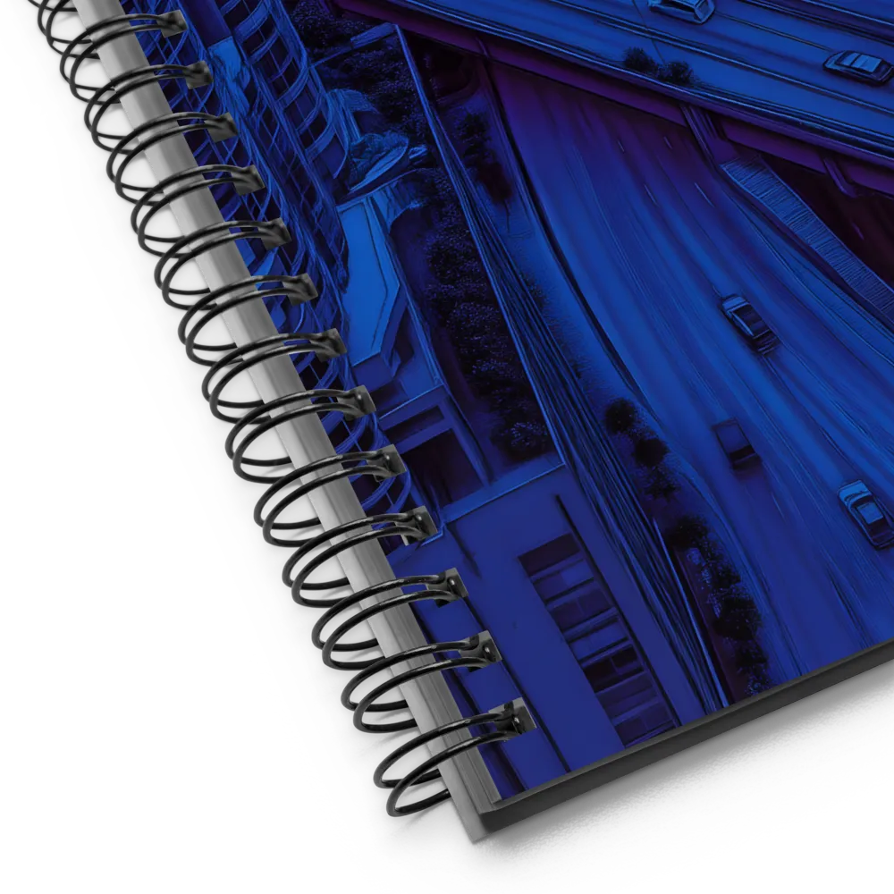 Urban Overpass Glimmer 
 Spiral Notebook | 140 pages