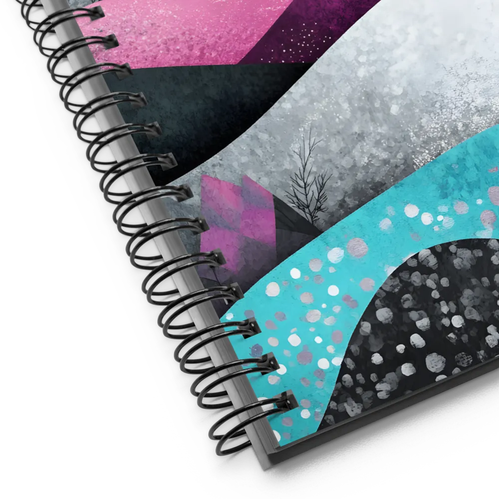 Cosmic Hills Nocturne 
 Spiral Notebook | 140 pages