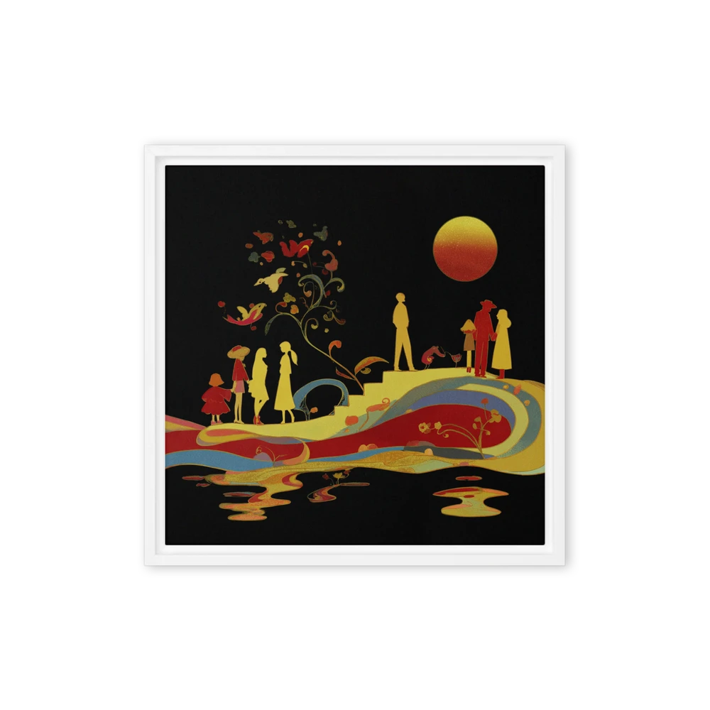 Moonlit Fantasy Gathering | Art Print