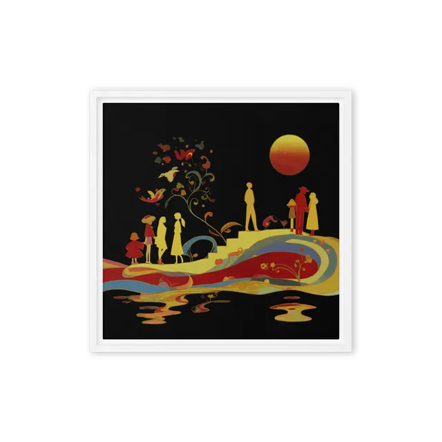 Moonlit Fantasy Gathering | Art Print