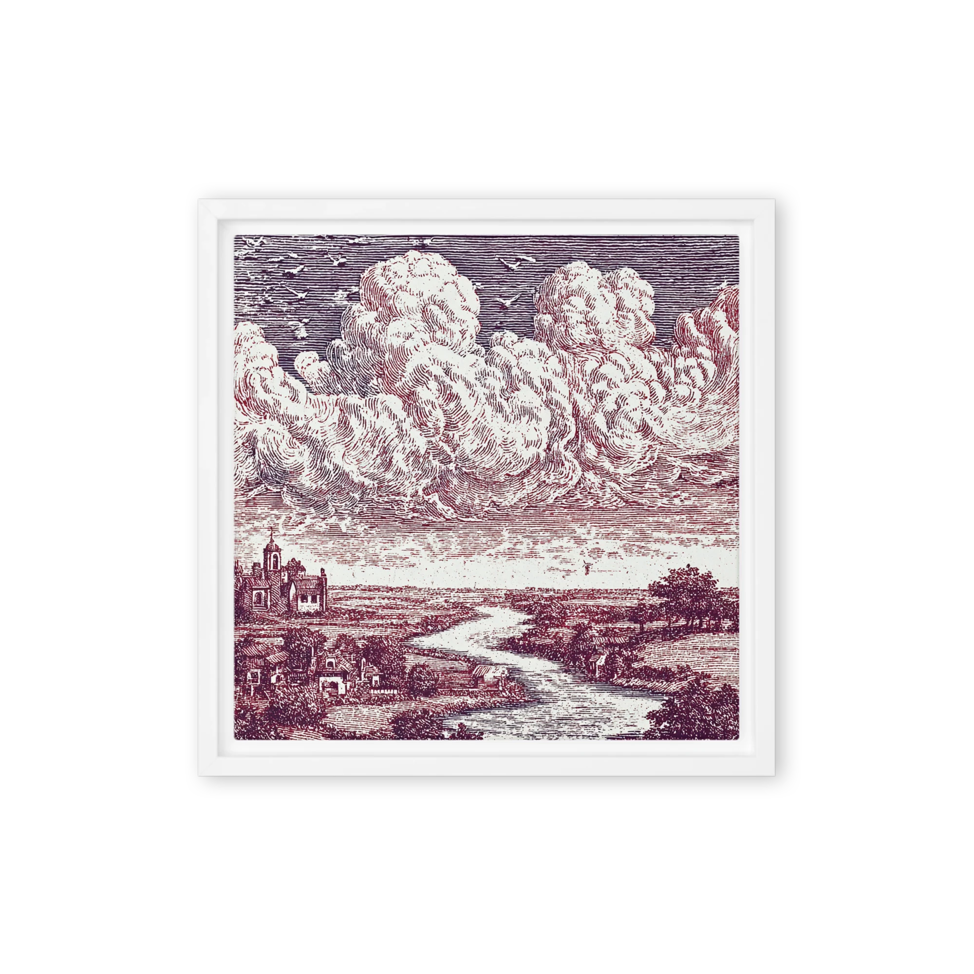 Serene Rural Engraving