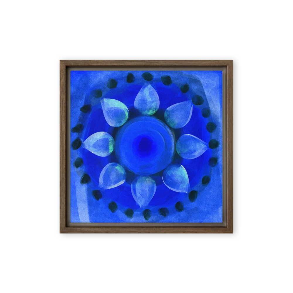 Blue Lotus Mandala | Art Print