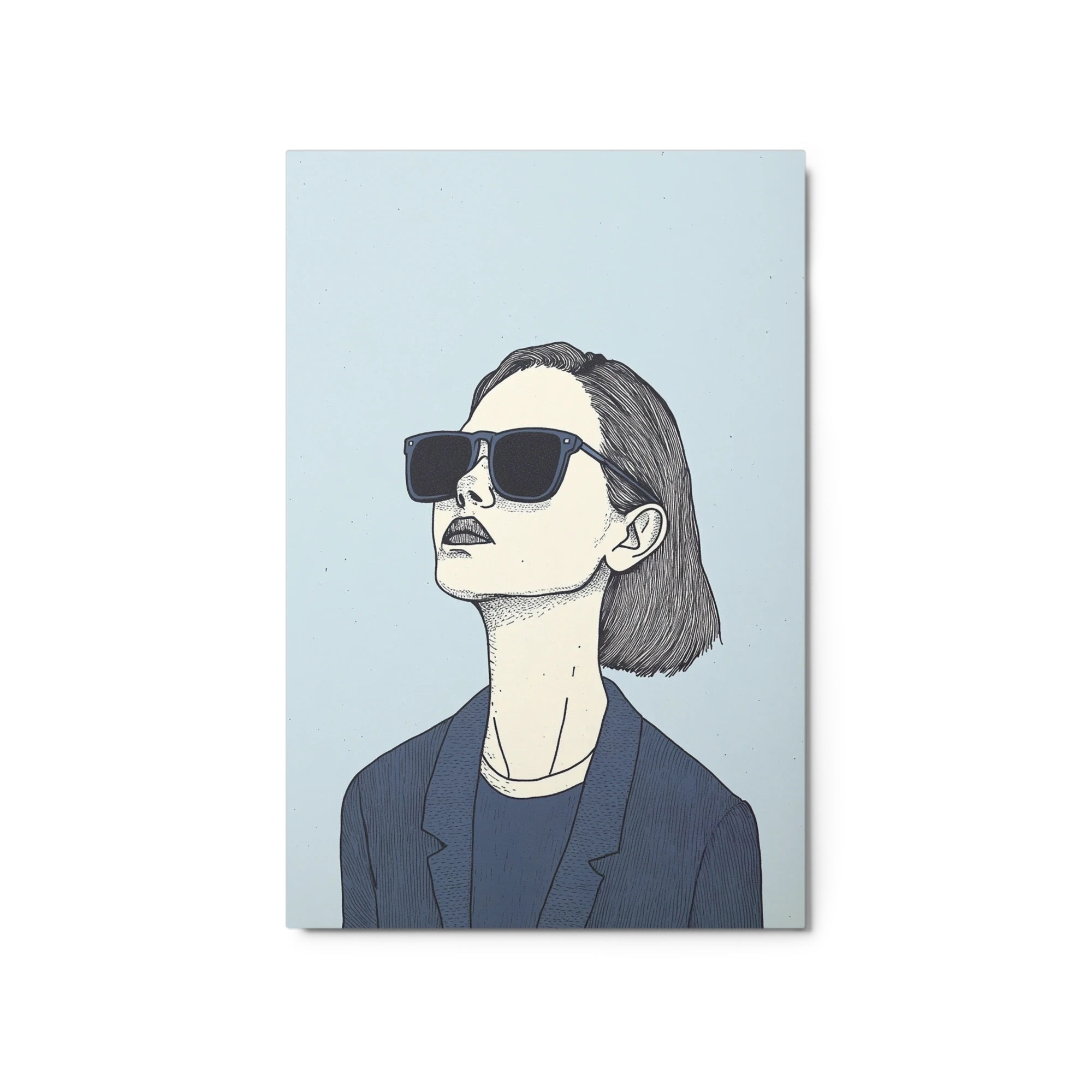 Woman in Sunglasses Illustration