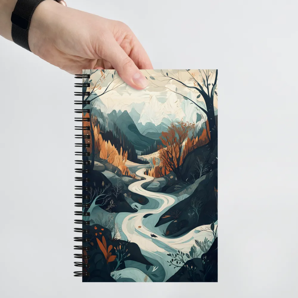Autumn River Valley 
 Spiral Notebook | 140 pages