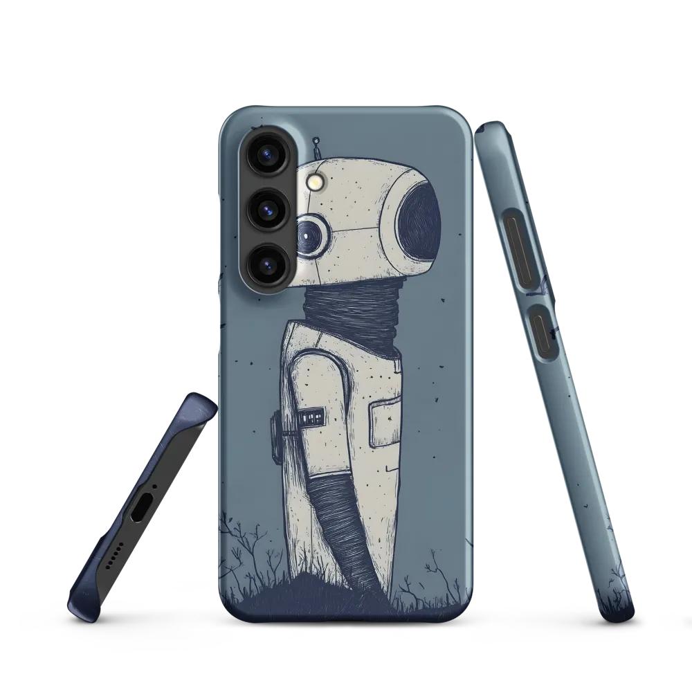 Illustration of a Robot in Landscape | Phone Case