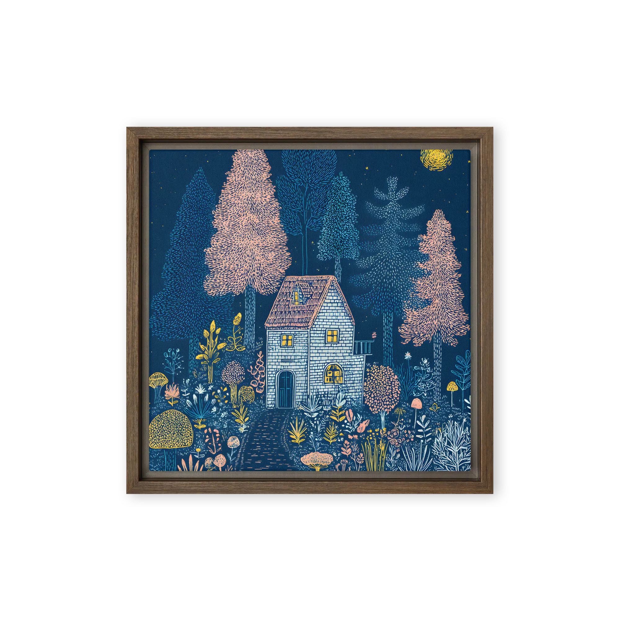 Midnight Woodland Cottage