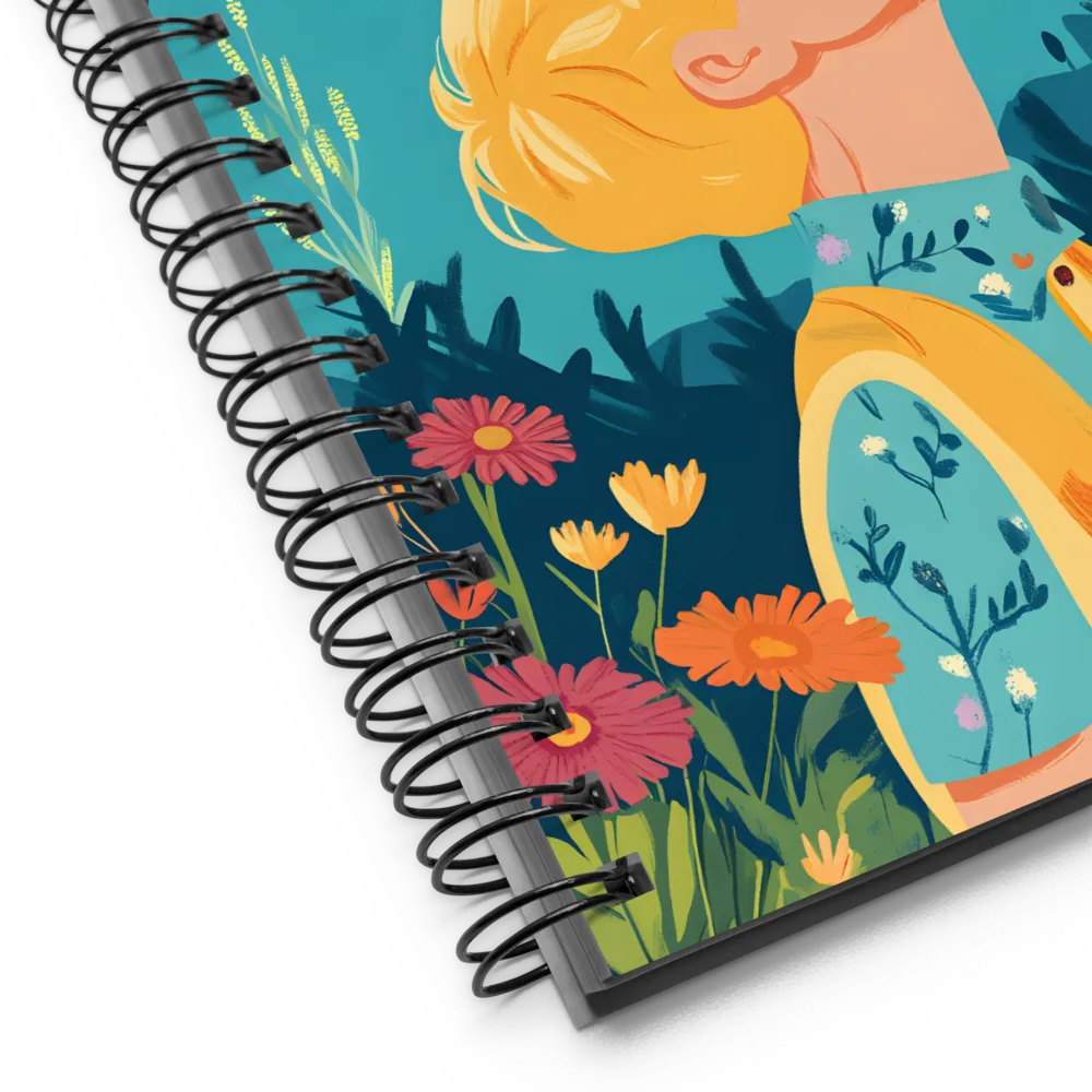Floral Contemplation 
 Spiral Notebook | 140 pages