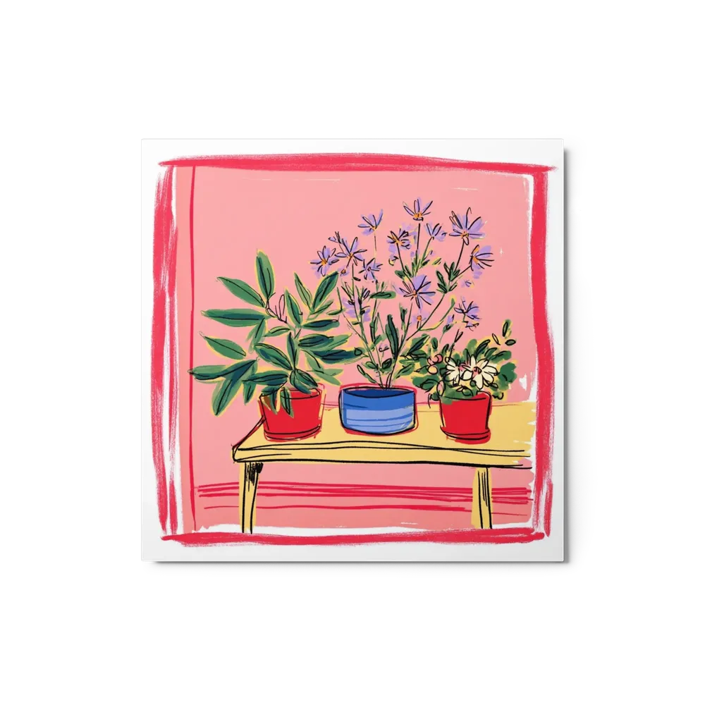 Three Potted Plants | Art Print