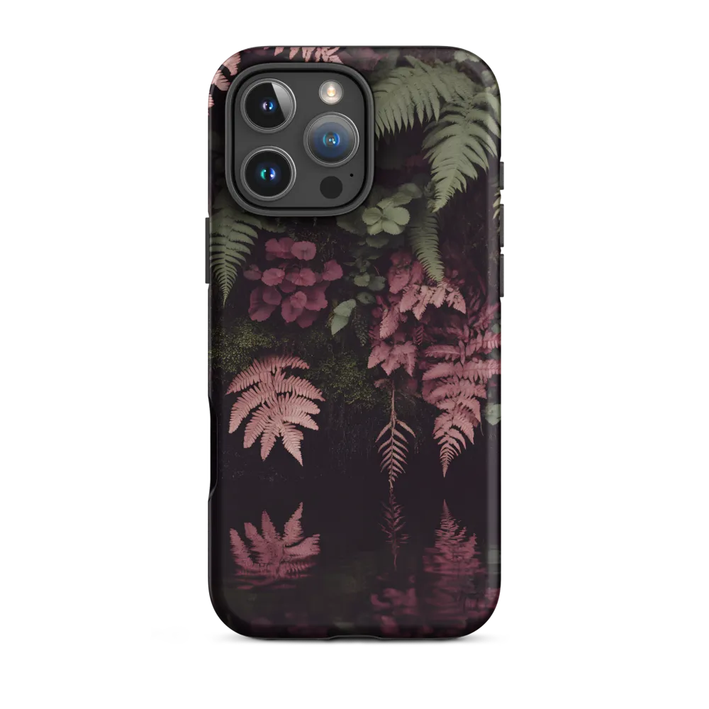 Vibrant Ferns with Water Reflection | Phone Case