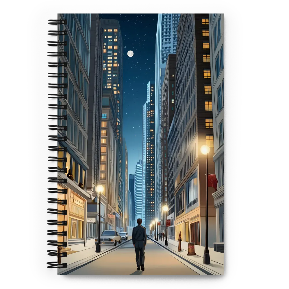 Solitary City Stroll 
 Spiral Notebook | 140 pages