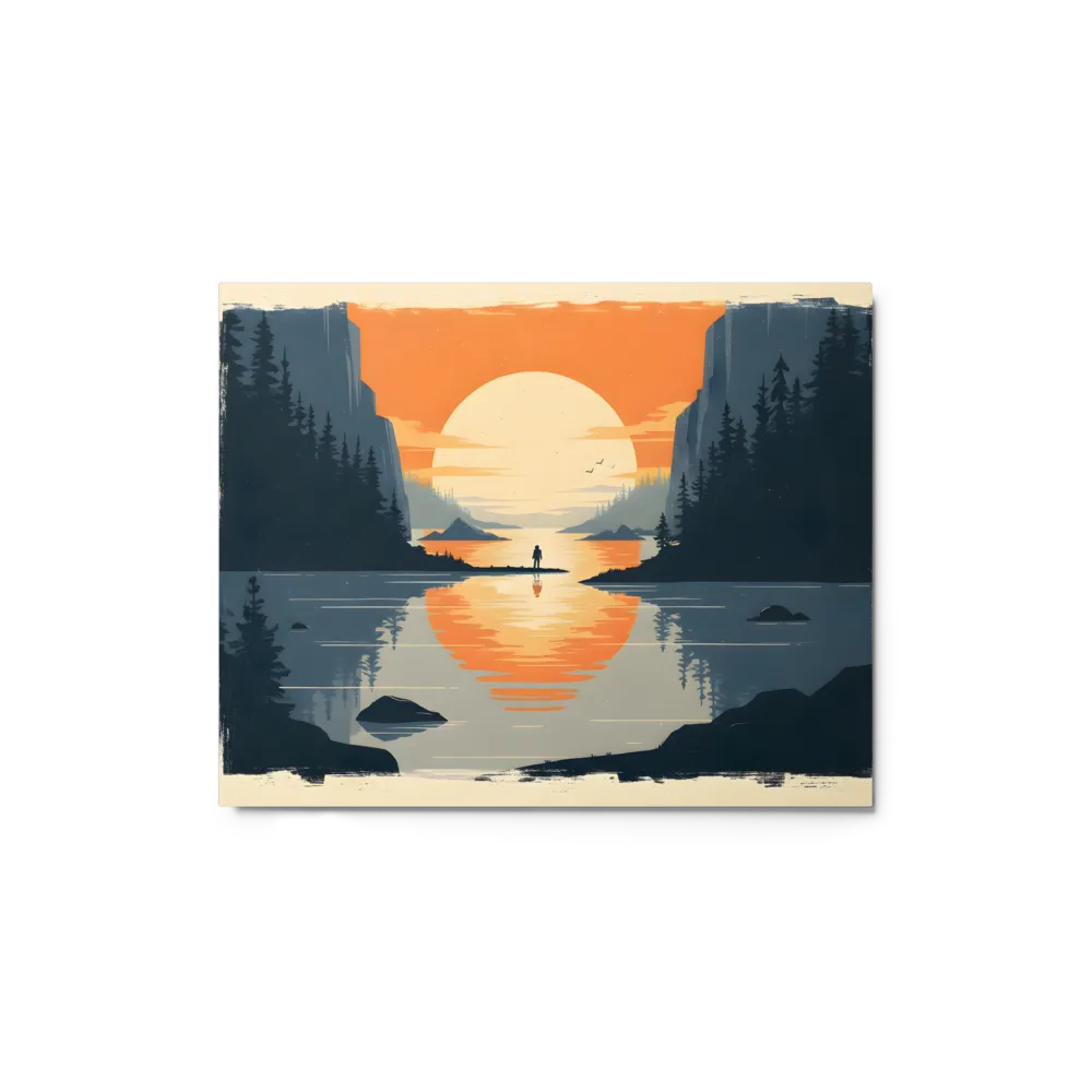 Solitary Sunset 
 Canvas | 16″x 20″