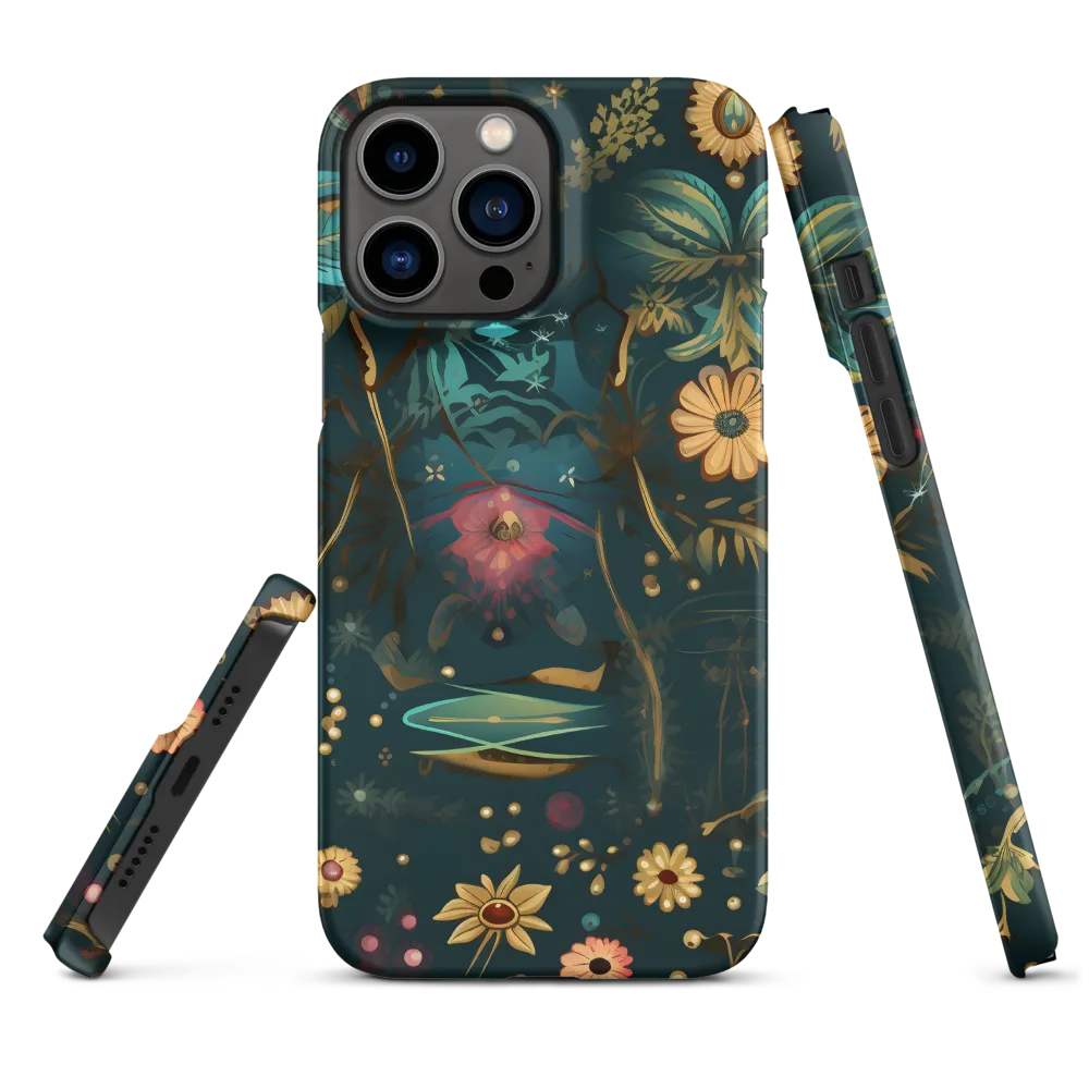 Illustrated Insect and Flora Patterns | Phone Case