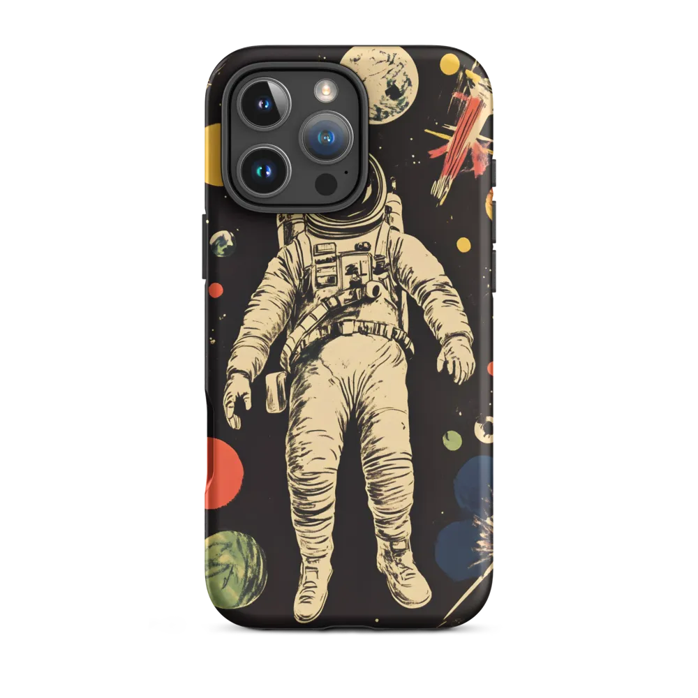 Astronaut Floating in Space | Phone Case