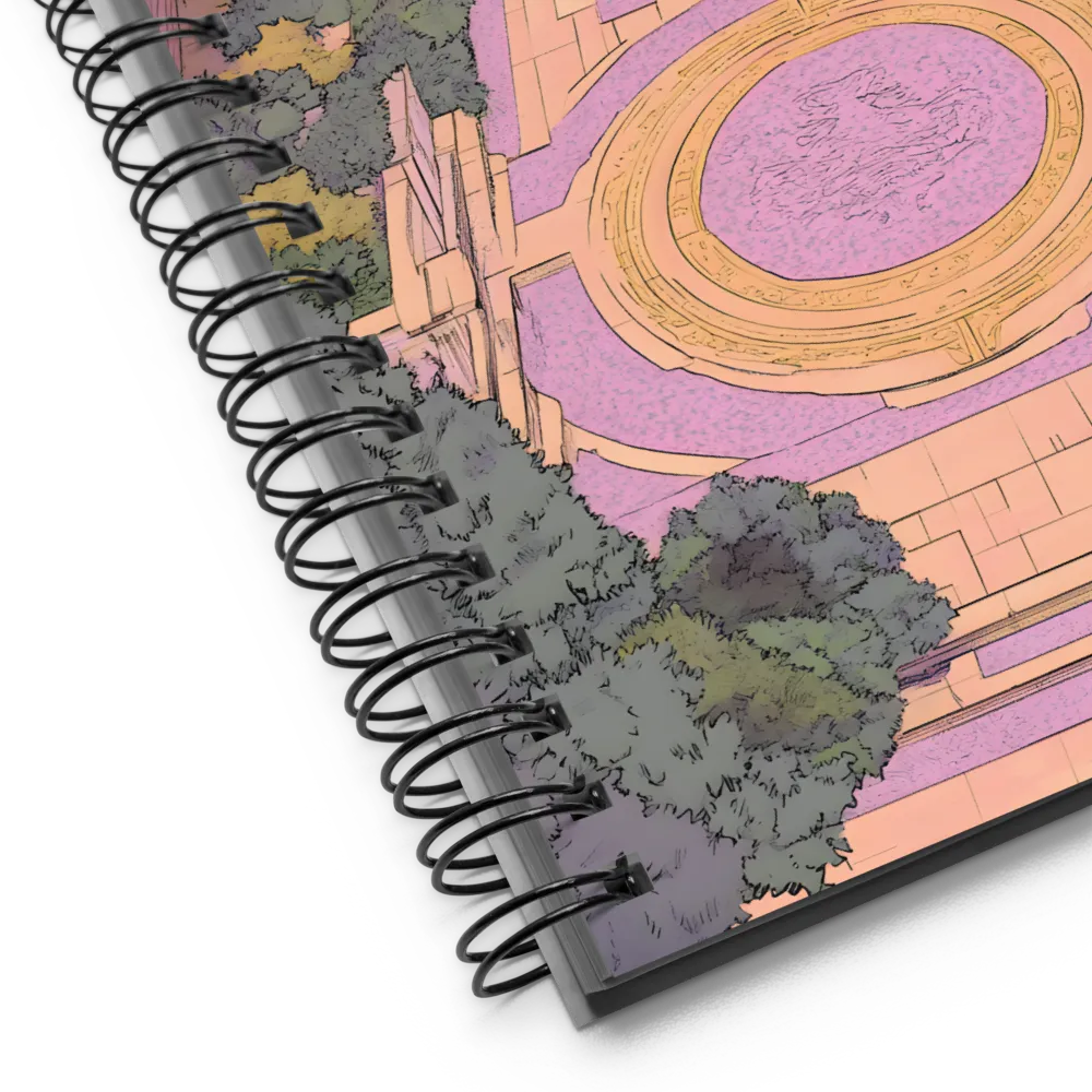The Mystical Garden Path 
 Spiral Notebook | 140 pages
