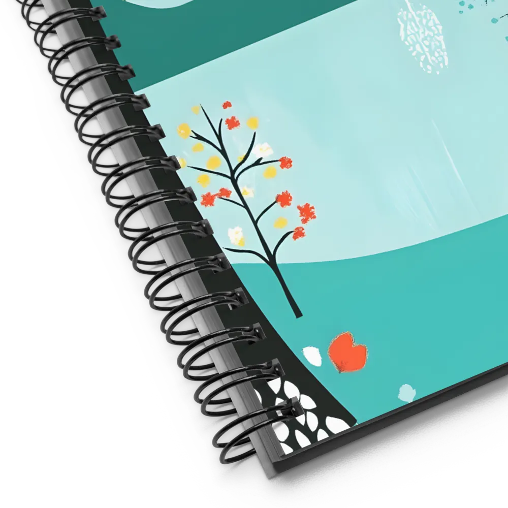 Reflective Lake Journey 
 Spiral Notebook | 140 pages