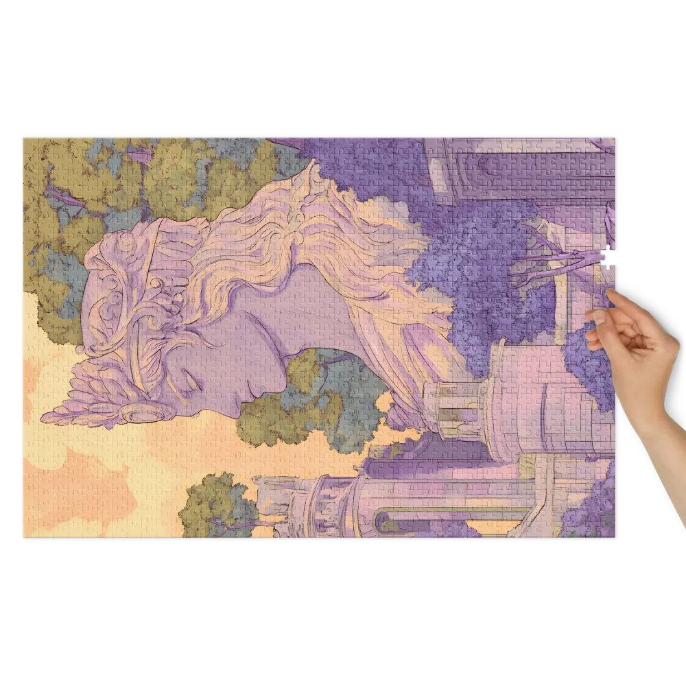 The Dreaming Colossus 
 Jigsaw Puzzle in Tin Box
